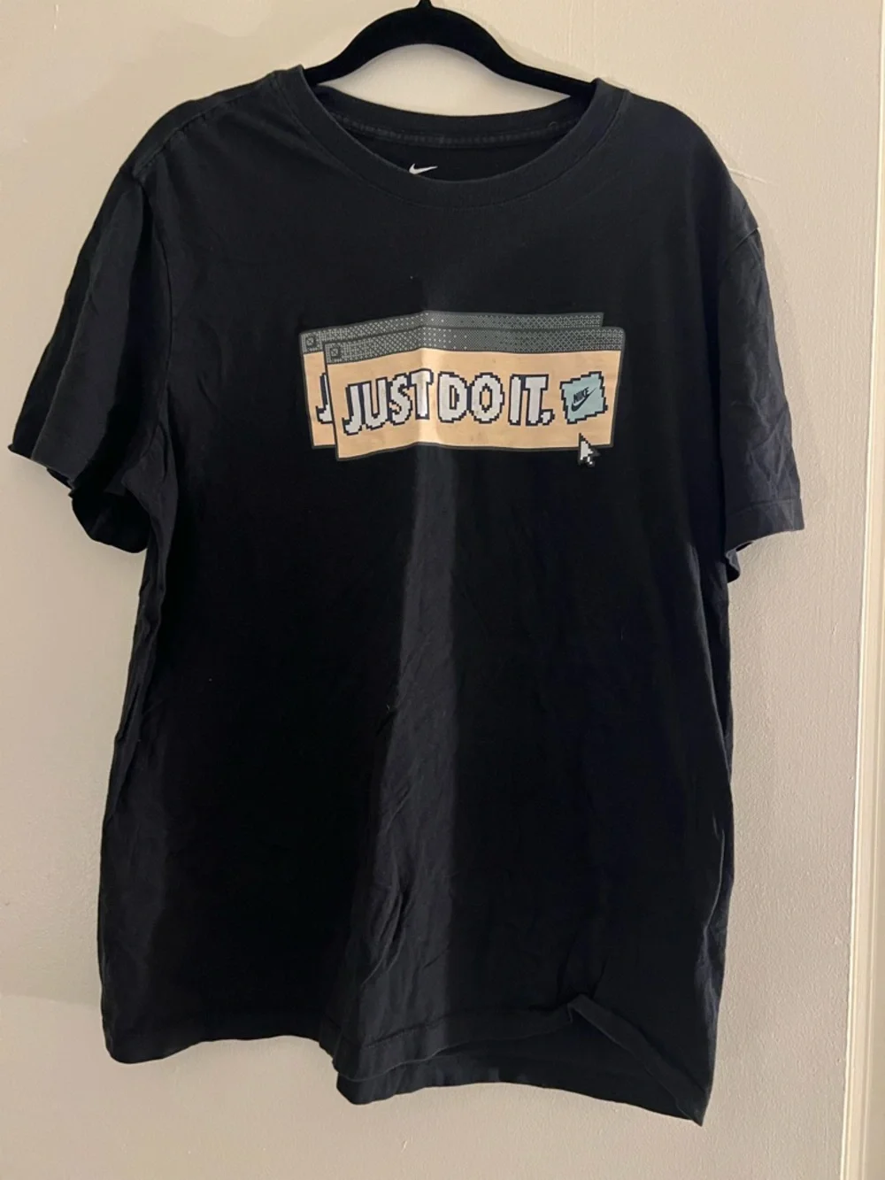 Nike Graphic Tee XL Black Just Do It T-Shirt